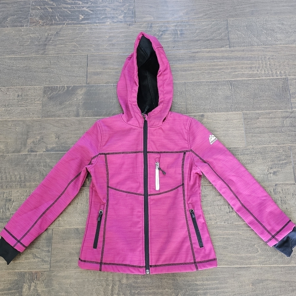 Snozu Girl's Fall Waterproof Hooded Jacket sz 7/8